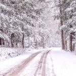 Orr-Tannery Road after snowfall
